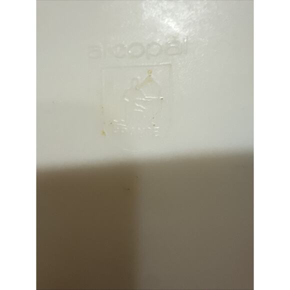 Vintage ARCOPAL Plate Glass Dinner Plates France Set of 5 (564) - Picture 5 of 6